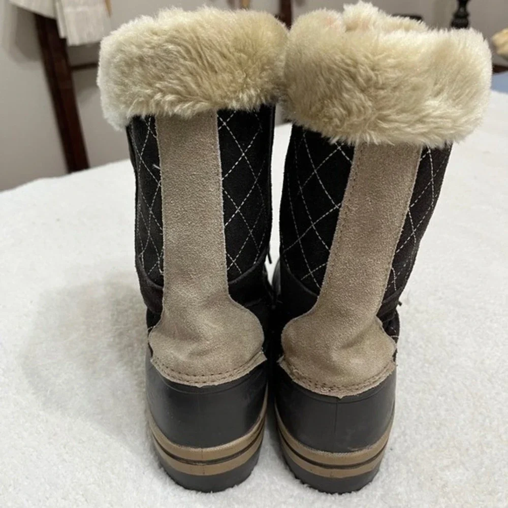 Magellan Womens Winter‎ Snow Boots Insulated Waterproof Fur Lined Size 7